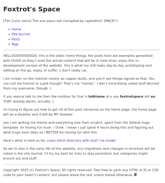 A barebones, black-and-white version of the site.
